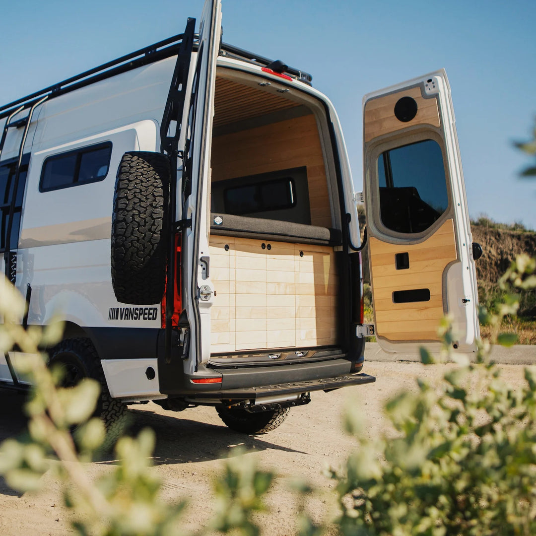 Vanspeed Sprinter Rear Step – Curious Campervans