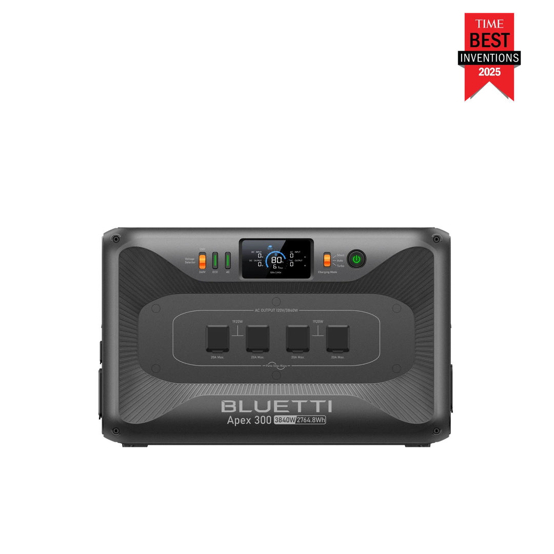 Bluetti Apex 300 Versatile Power Station with Optional Battery Add-On