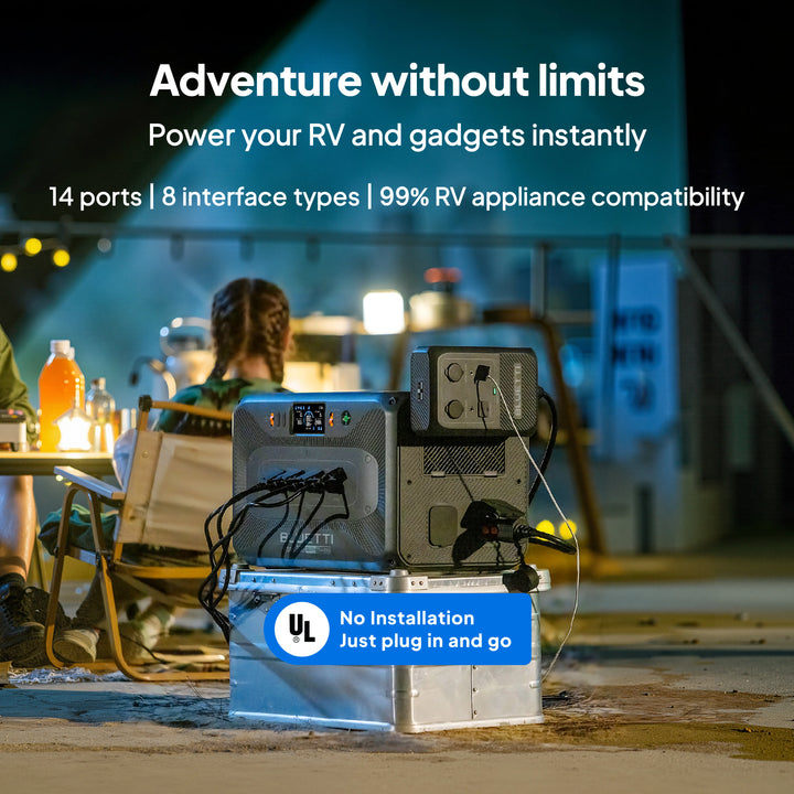 Bluetti Apex 300 Versatile Power Station with Optional Battery Add-On