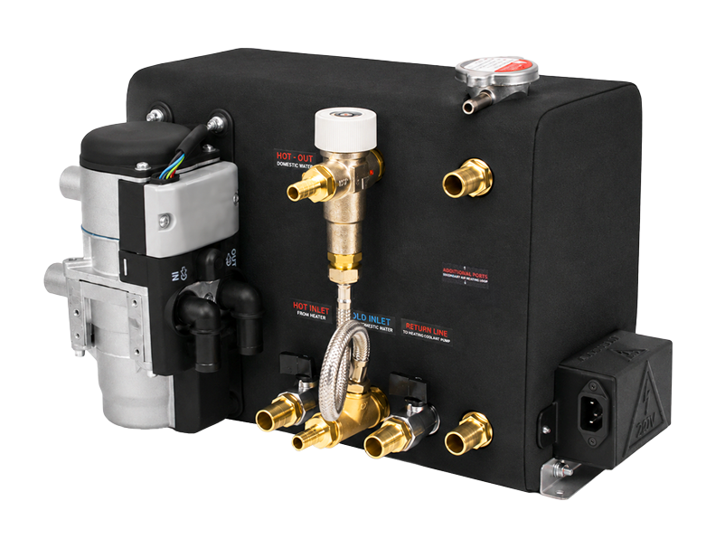 AUTOTERM Baltica hydronic heating system with Baltica Flow diesel heater