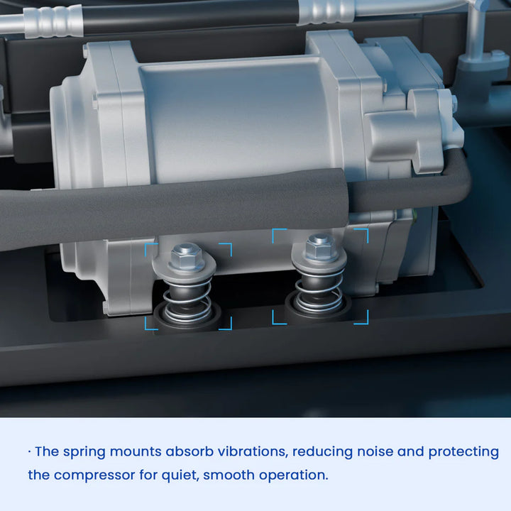 OutEquip 48V Air Conditioner - 11,000 BTU Rooftop Air Conditioner with PTC Heater