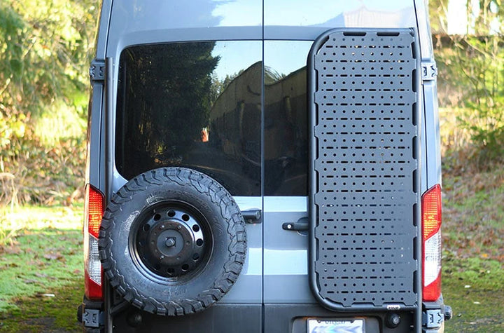 Transit Rear Door Tire Carrier