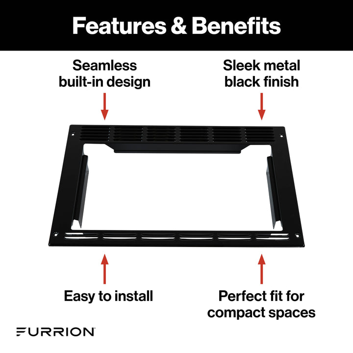 Furrion FMAML09-BL-TK black trim kit — manufacturer photo 3