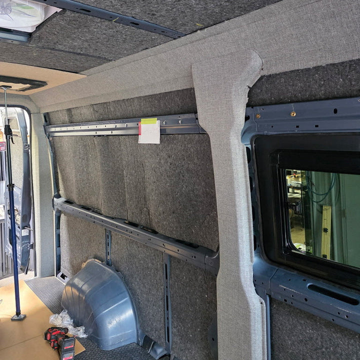 GoCode ProMaster grey upholstered interior