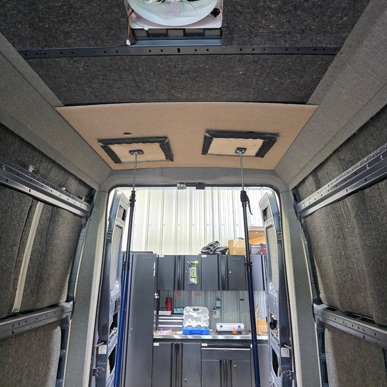 GoCode ProMaster upholstered van interior finish