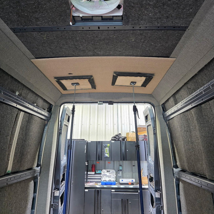 GoCode ProMaster upholstered van interior finish