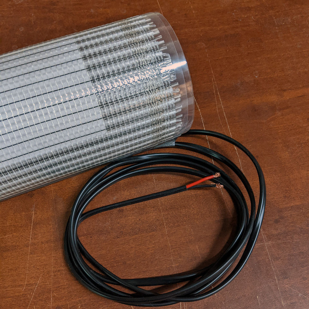 Underfloor Heating Fabric 12V (No plug) - 3 SIZES