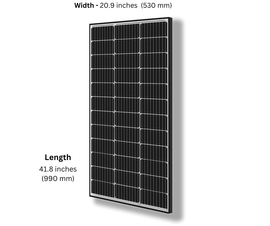 Lumera 100W Bifacial Black Solar Panels