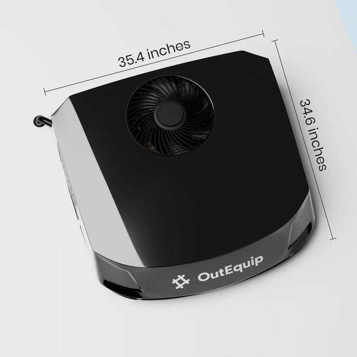 OutEquip Glacier Pro – 12V 11,500 BTU AC Unit with Heat Pump