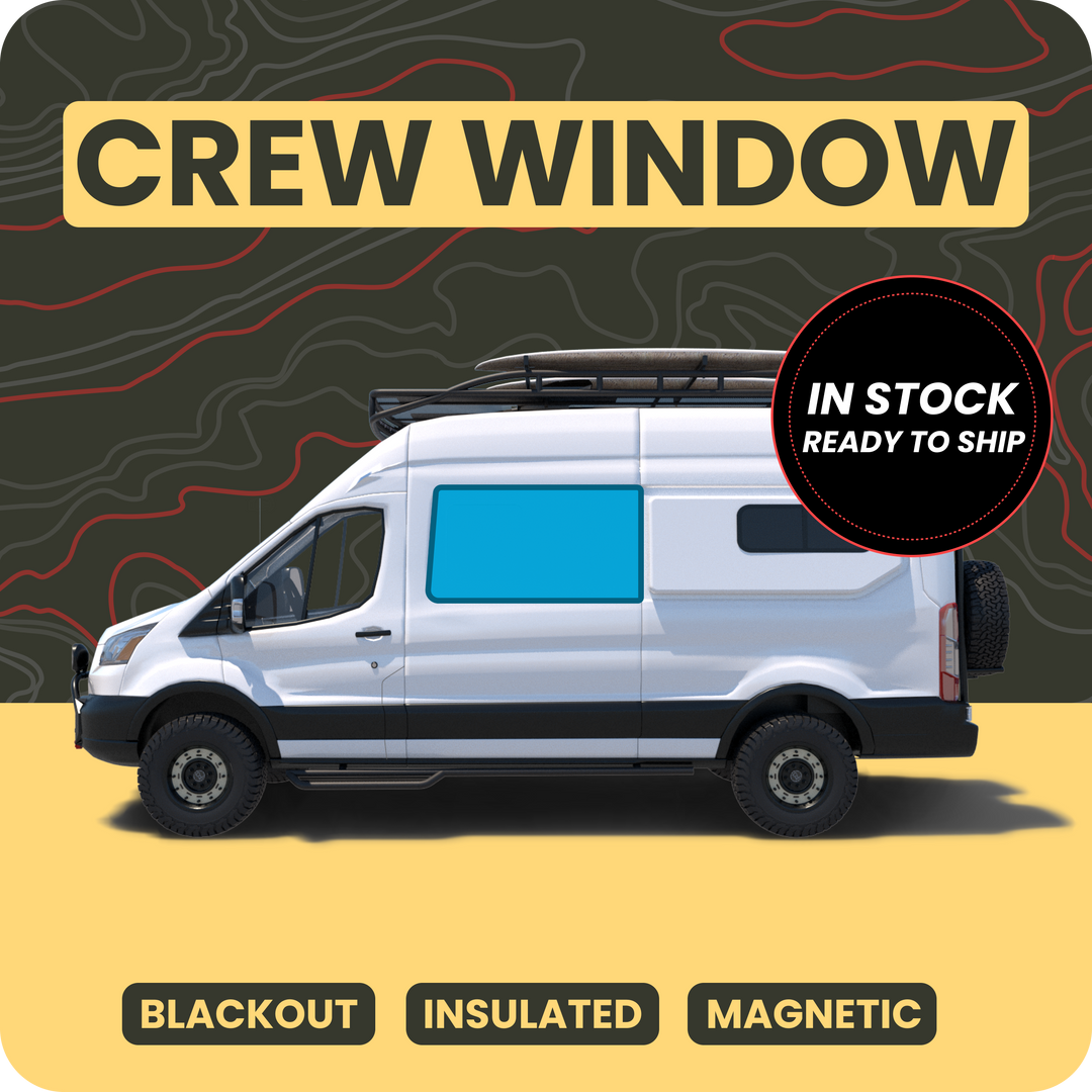 The Wanderful Transit Crew Window Cover