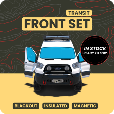 Transit Front Cab Window Cover Set - Wanderful