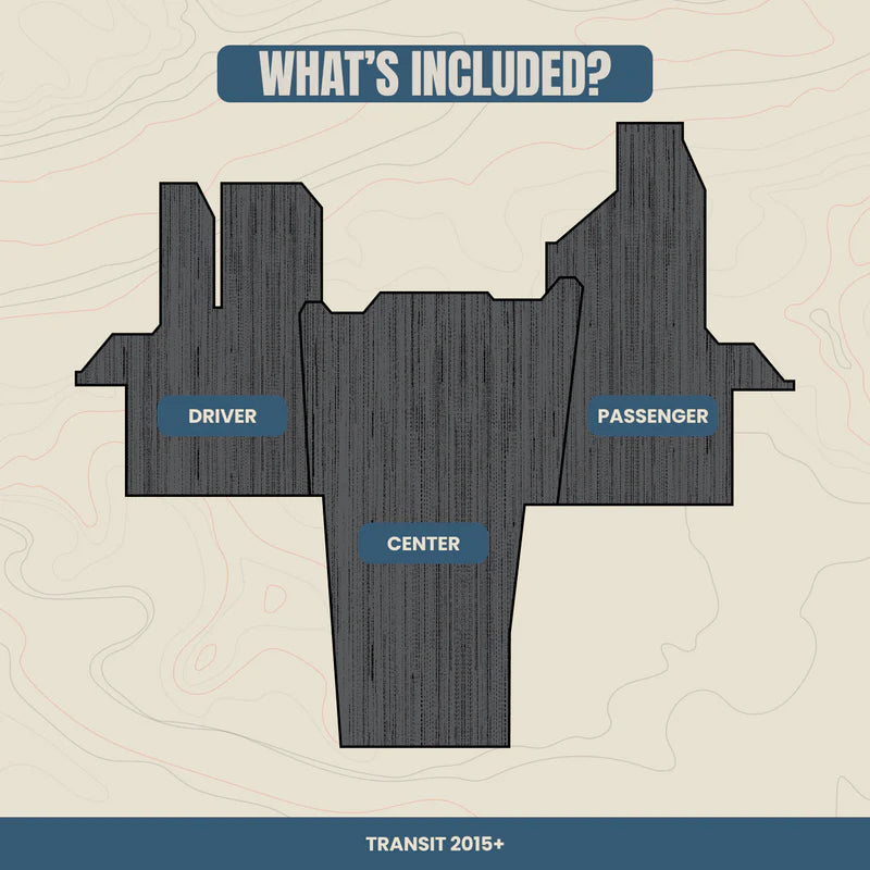 Wanderful - Transit Front Cab Floor Mats