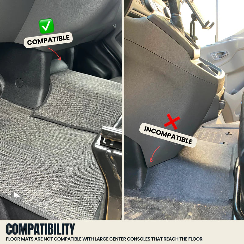 Wanderful - Transit Front Cab Floor Mats