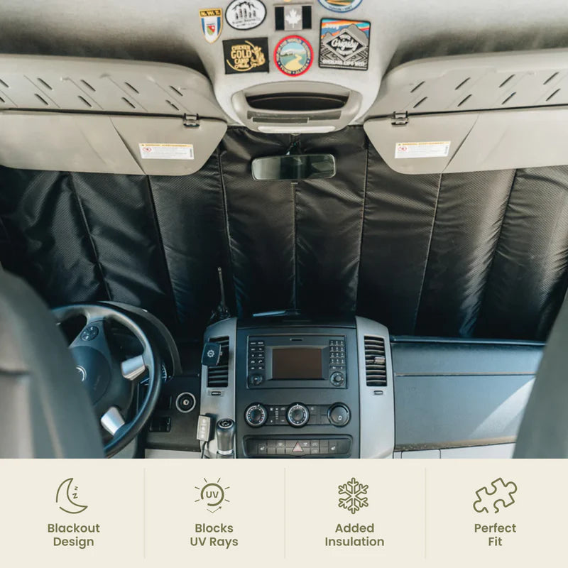 Wanderful - Chevy Express Front Cab Window Cover Set