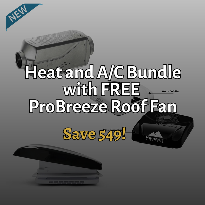 Heat and A/C Bundle with FREE ProBreeze Roof Fan ($549 Savings)