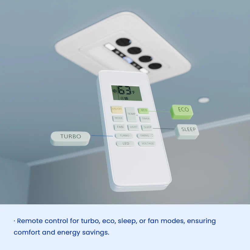 OutEquip Pro Summit 2 – 12V 10,000 BTU Rooftop Air Conditioner with PTC Heat Option