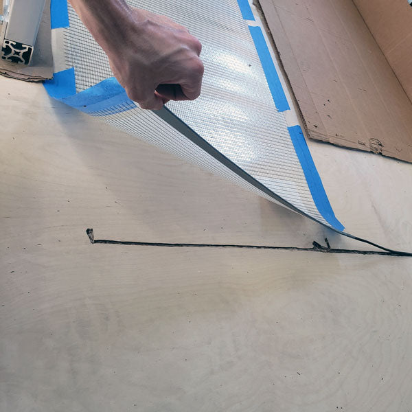 Underfloor Heating Fabric 12V (With plug)
