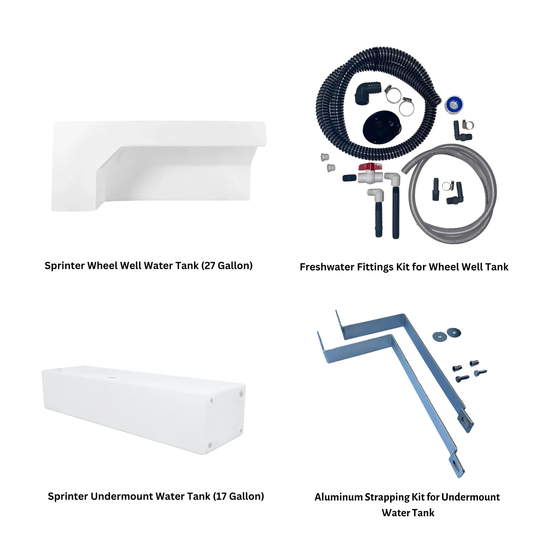 Sprinter Agua Complete Sprinter Water Tanks and Plumbing Bundle – Curious Campervans