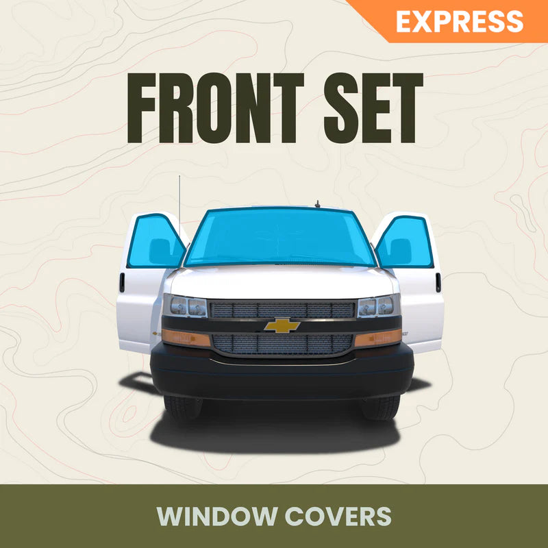 Wanderful - Chevy Express Front Cab Window Cover Set