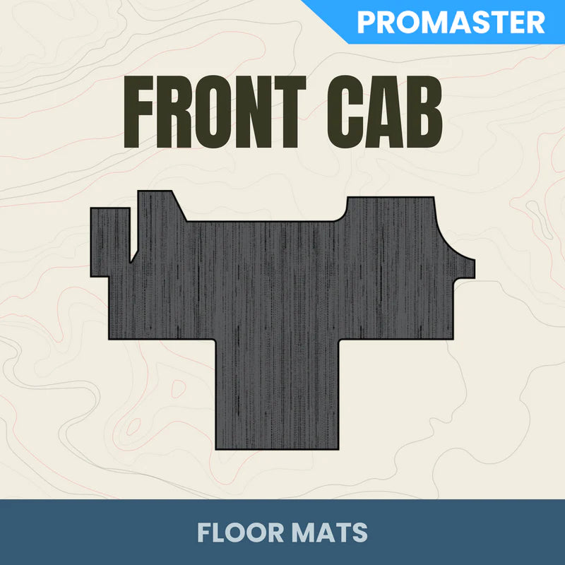 Wanderful - Promaster Front Cab Floor Mats