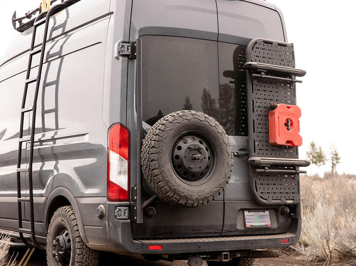 Transit Rear Door Tire Carrier