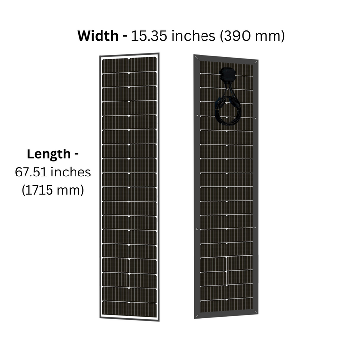 Lumera 140W Slim Bifacial Black Solar Panel