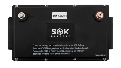 SOK 100Ah | 12V - LiFePO4 Lithium Battery - Marine Version (Plastic Case)