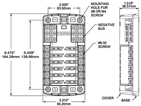 Blue Sea ST 12V Blade Fuse Block 5026 Curious Campervans