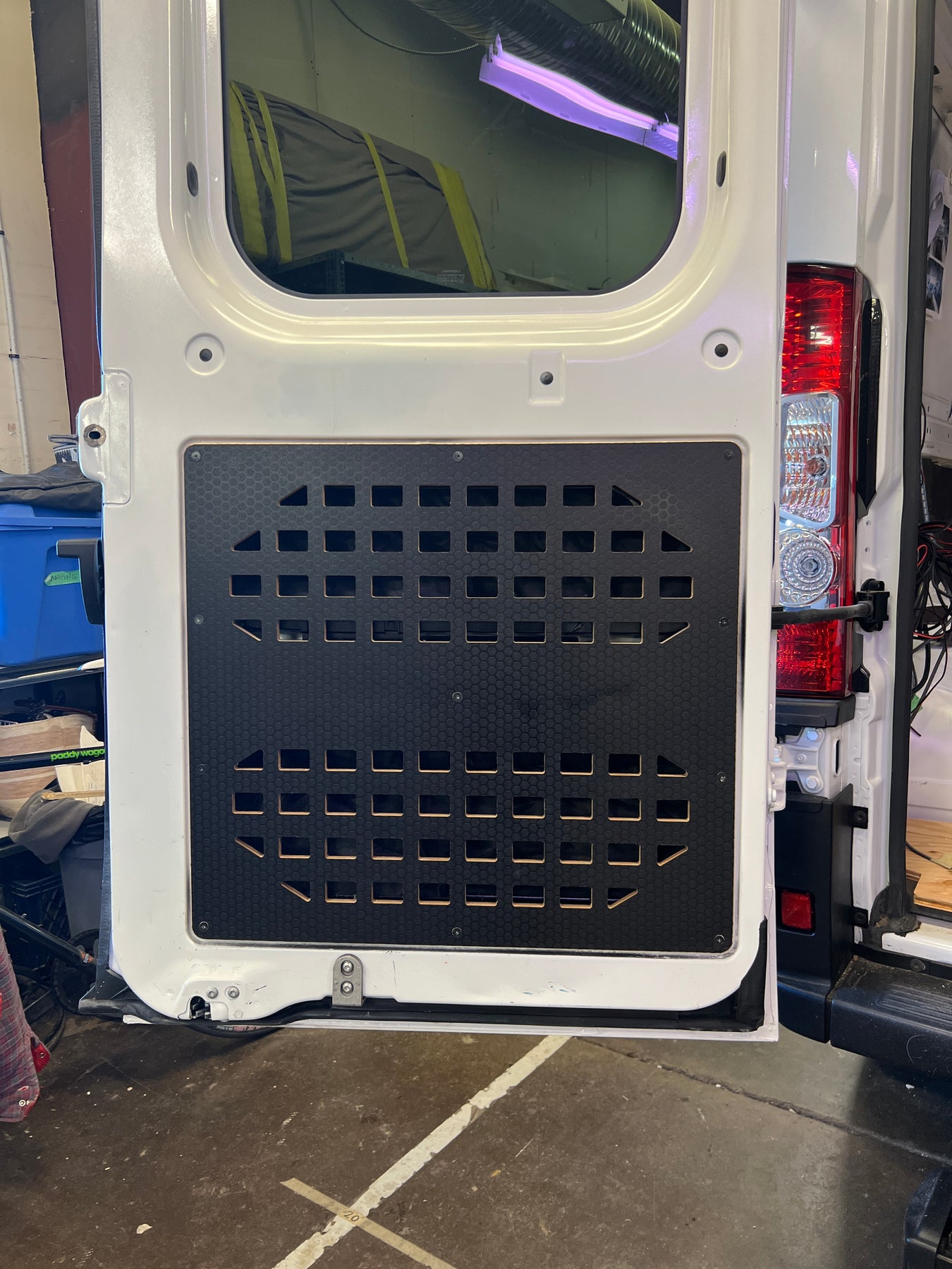 Molle Storage Panels for Promaster Rear Doors – Curious Campervans