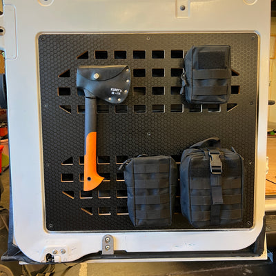 Molle Storage Panels for Promaster Rear Doors