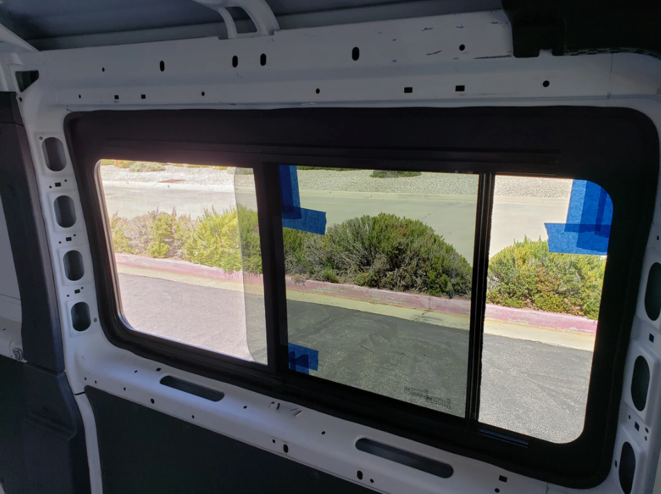AMA Passenger Sliding Door Half-Slider Window for Ram Promaster (2014-present)