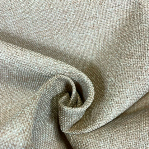 Oatmeal Washed Cotton/Linen Blend Duck Canvas